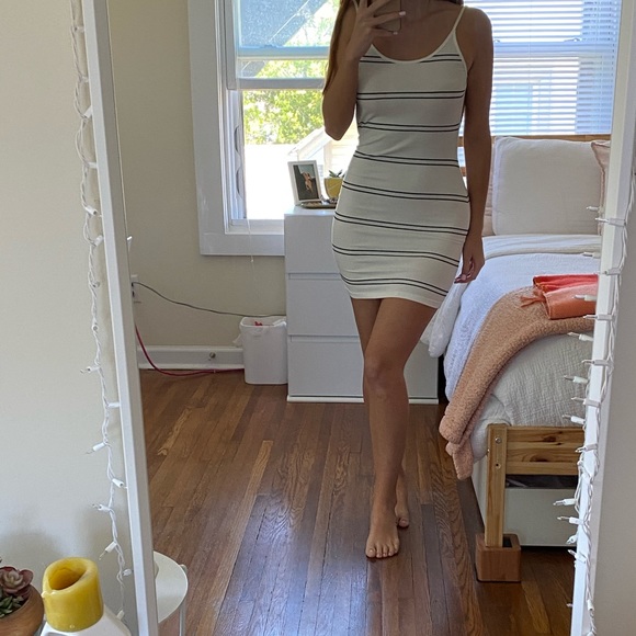Urban Outfitters Dresses & Skirts - UO Striped bodycon backless dress